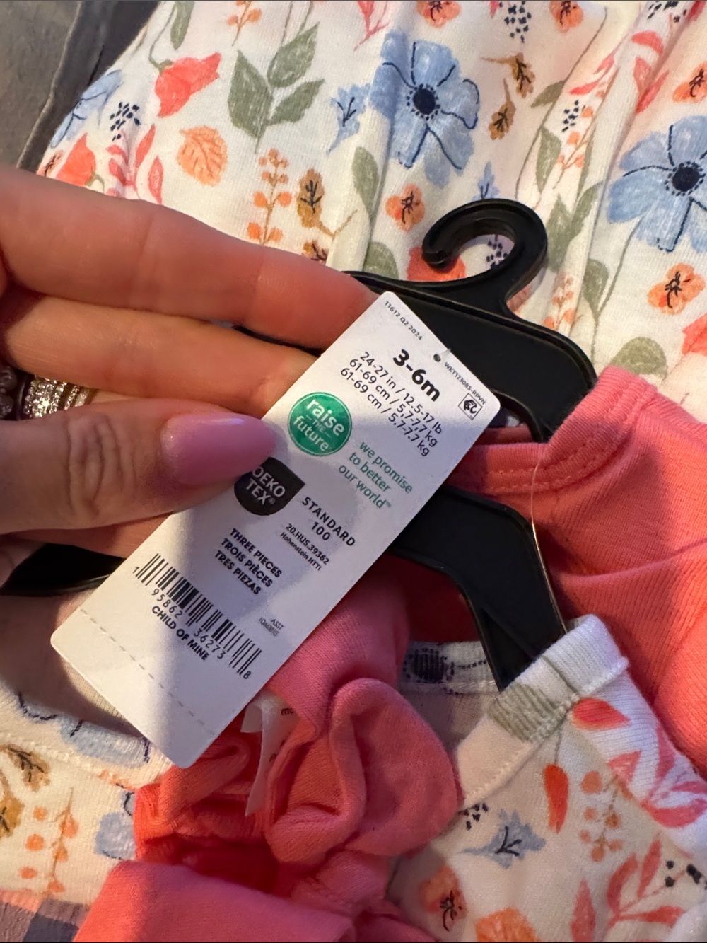 Carter's Pink Floral Dress Set - Picture 7 of 7